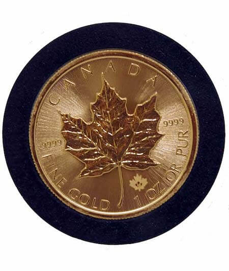 Maple Leaf Gold Coin - 1 oz gold coin Royal Canadian Mint
